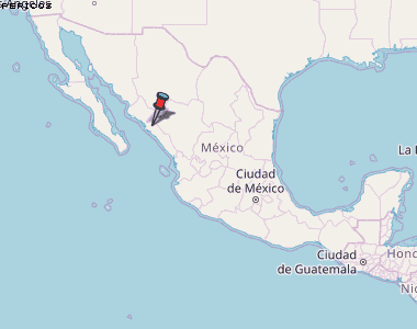 Pericos Karte Mexiko