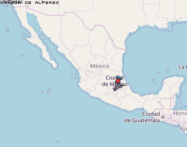 Cañada de Alferes Karte Mexiko