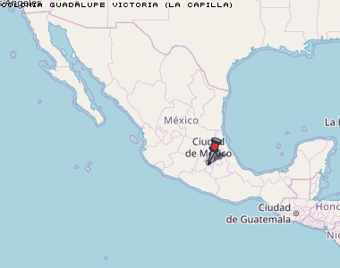 Colonia Guadalupe Victoria (La Capilla) Karte Mexiko