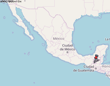 San Quintín Karte Mexiko