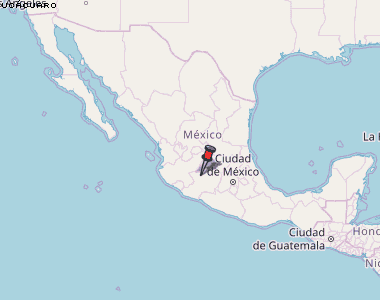 Ucácuaro Karte Mexiko