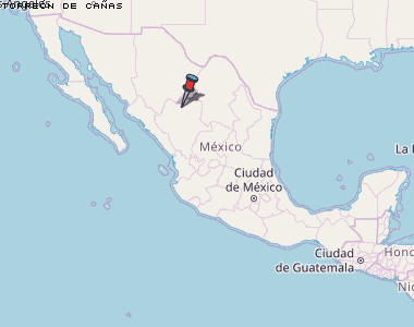 Torreón de Cañas Karte Mexiko
