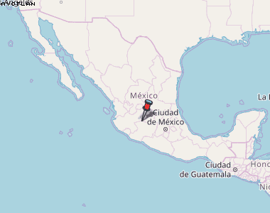 Ayotlán Karte Mexiko