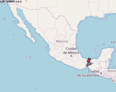 La Ventosa Karte Mexiko