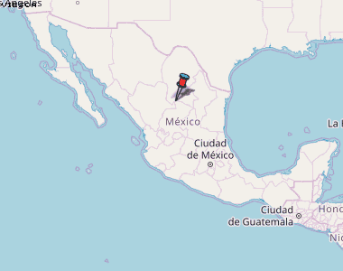Viesca Karte Mexiko