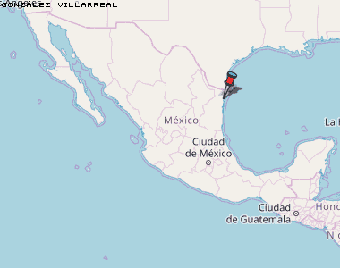 González Villarreal Karte Mexiko