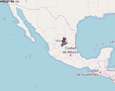 Palo Alto Karte Mexiko