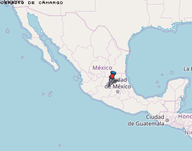 Cerrito de Camargo Karte Mexiko