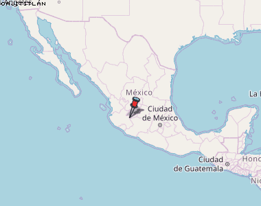 Cajititlán Karte Mexiko