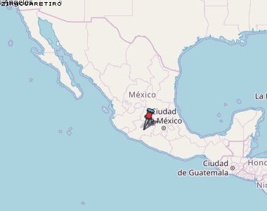 Ziracuaretiro Karte Mexiko