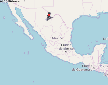 El Torreón Karte Mexiko