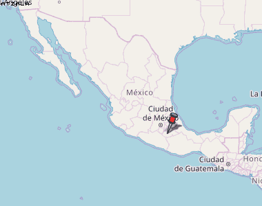 Atzala Karte Mexiko