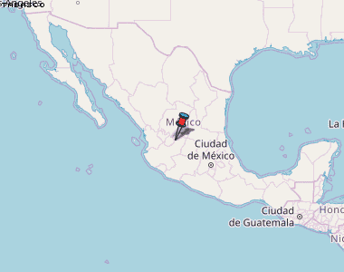 Tabasco Karte Mexiko