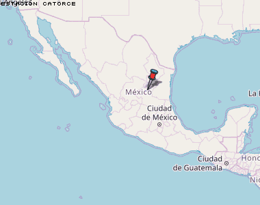 Estación Catorce Karte Mexiko