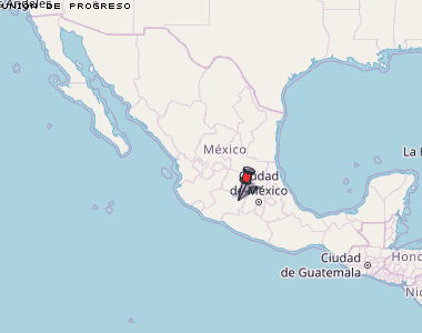 Unión de Progreso Karte Mexiko