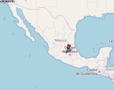 Uripitío Karte Mexiko