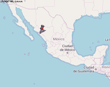 Juan Aldama Karte Mexiko