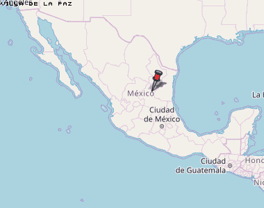 Villa de La Paz Karte Mexiko
