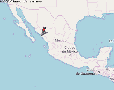 El Potrero de Sataya Karte Mexiko