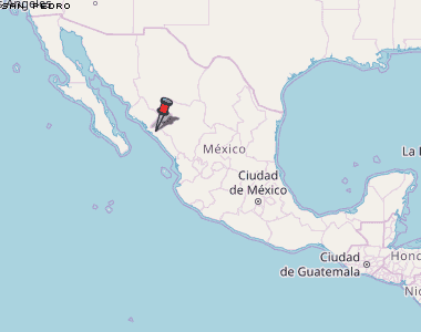 San Pedro Karte Mexiko