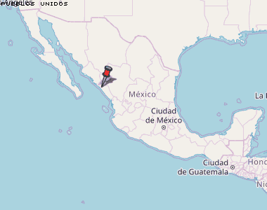 Pueblos Unidos Karte Mexiko