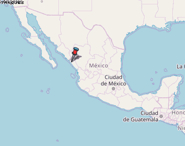 Tanques Karte Mexiko