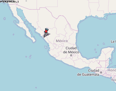 Portaceli Karte Mexiko