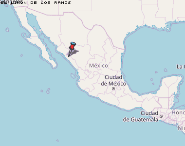 El Limón de los Ramos Karte Mexiko