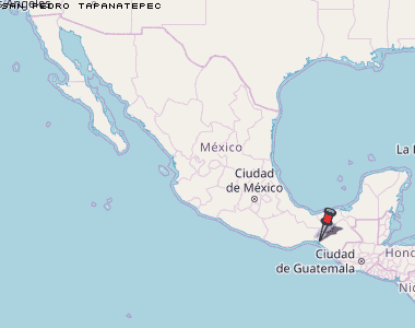 San Pedro Tapanatepec Karte Mexiko