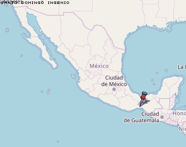 Santo Domingo Ingenio Karte Mexiko