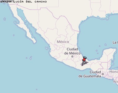 Santa Lucía del Camino Karte Mexiko