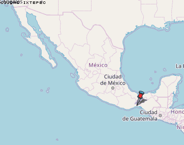 Ciudad Ixtepec Karte Mexiko