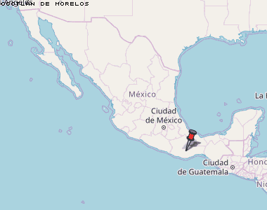 Ocotlán de Morelos Karte Mexiko