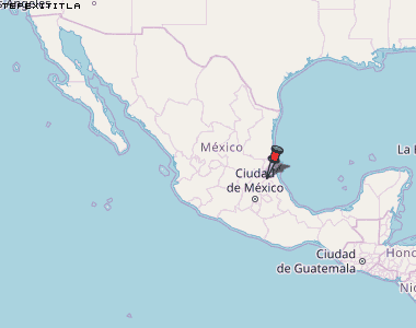 Tepexititla Karte Mexiko