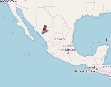 Sanalona Karte Mexiko