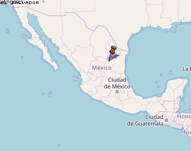 El Salvador Karte Mexiko