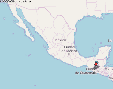 Carrillo Puerto Karte Mexiko