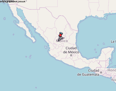 Montemariana Karte Mexiko