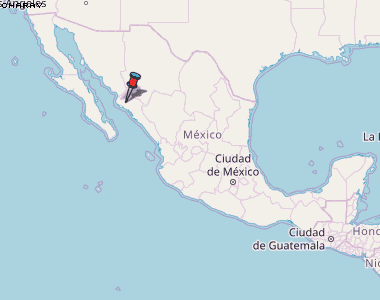 Charay Karte Mexiko
