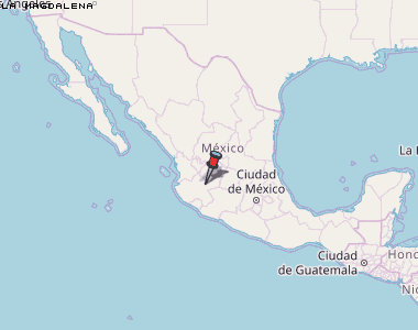 La Magdalena Karte Mexiko