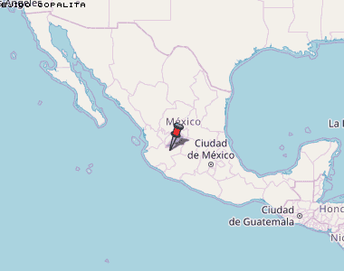 Ejido Copalita Karte Mexiko