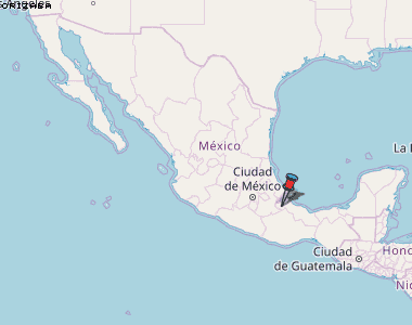 Orizaba Karte Mexiko