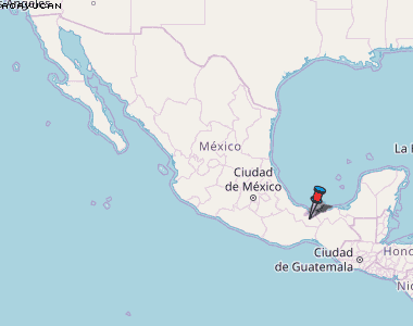 Acayucan Karte Mexiko