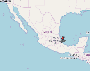 Perote Karte Mexiko