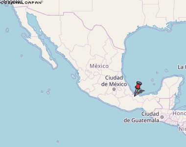 Cosamaloapan Karte Mexiko