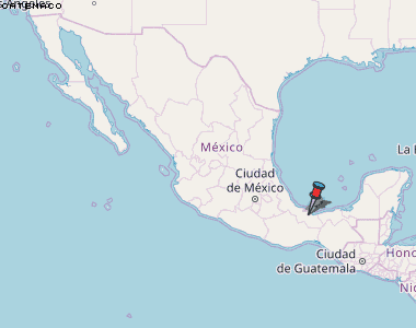 Catemaco Karte Mexiko