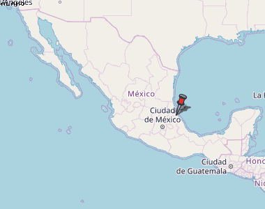 Álamo Karte Mexiko