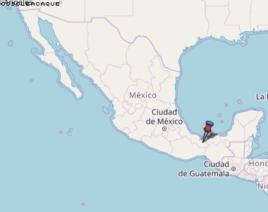 Cosoleacaque Karte Mexiko