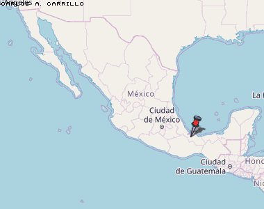 Carlos A. Carrillo Karte Mexiko