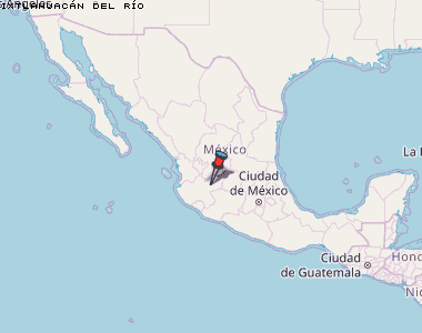 Ixtlahuacán del Río Karte Mexiko